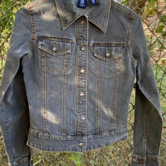 So Gsjc Denim Jacket SZ S/CH Custom Embroidered Autism Awareness - Picture 2 of 4